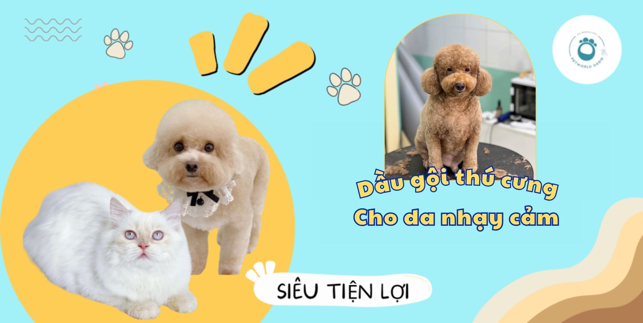 Dầu gội thú cưng cho da nhạy cảm